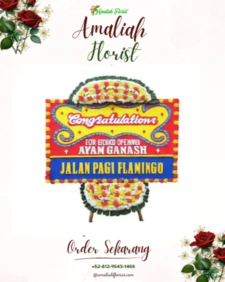 Sewa Papan Bunga Taman Sareh